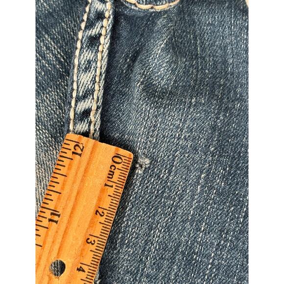 Silver Twisted Bootcut Jeans Womens 31x33 Low Rise Distressed Denim Flare Pants - Picture 5 of 12